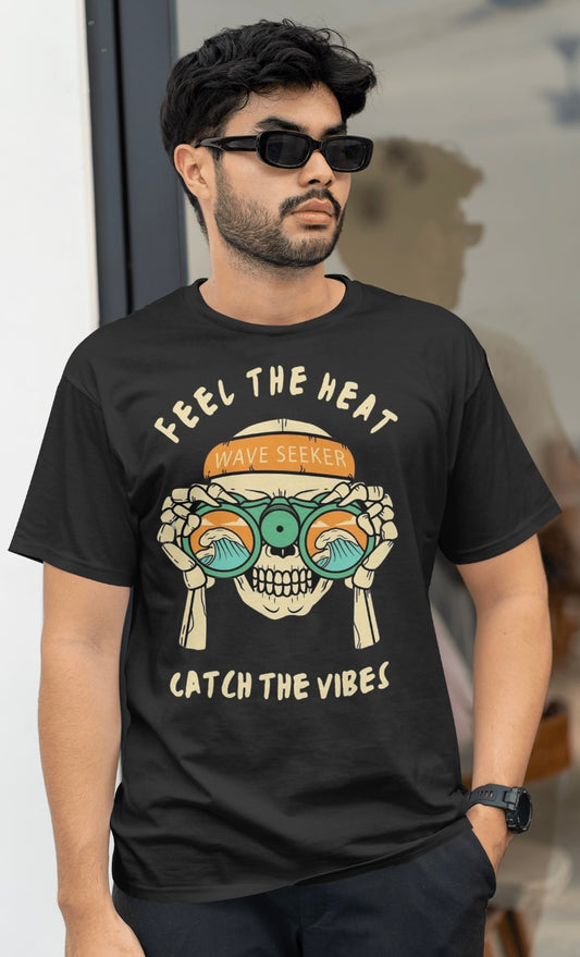 UNISEX | Wave Seeker™ | Vintage Surf Skull Tee