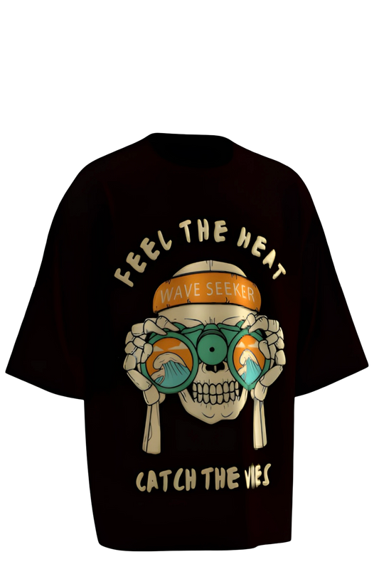 UNISEX | Wave Seeker™ | Vintage Surf Skull Tee